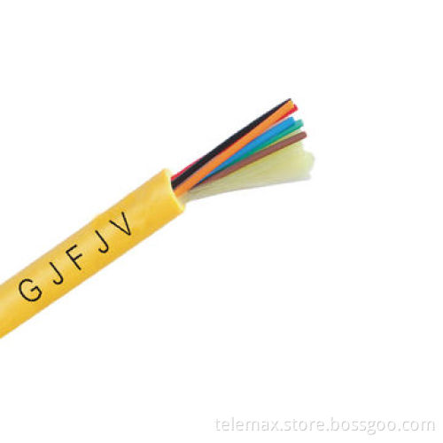GJFJV indoor fiber cable single mode PVC jacket, -20 to 70°C using temperatureNew